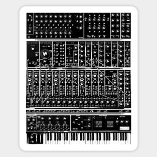 Vintage Synthesizer Sticker